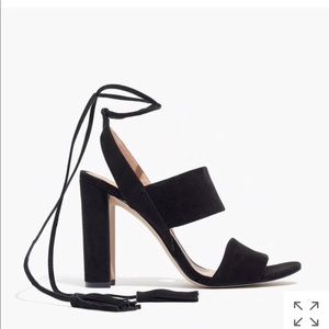NWOT Madewell Octavia lace up heel